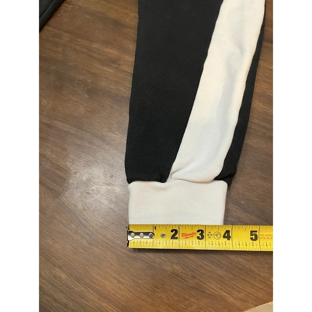 Nike Air Men's S Jogger Pants Black White Fleece sweatpants CV8573-010